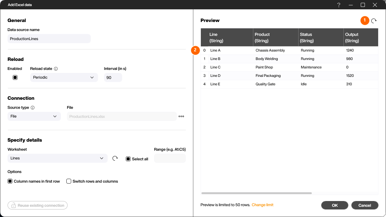 Load the Excel preview data