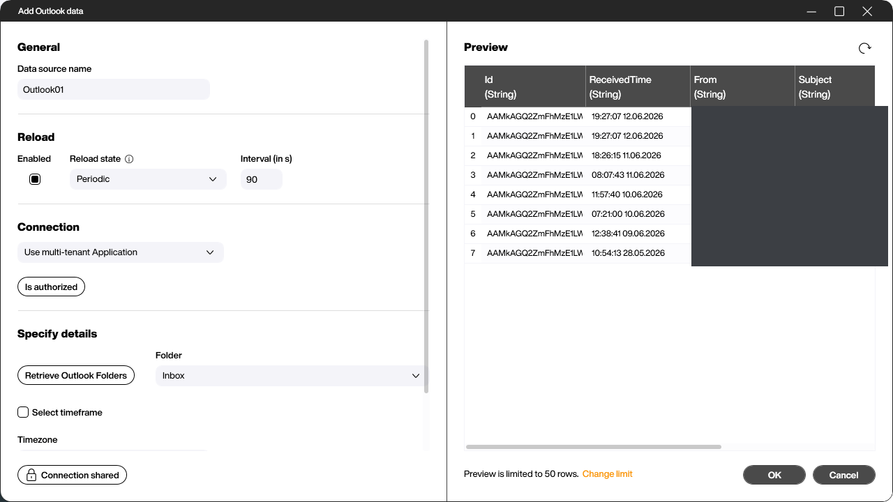 Office 365 Outlook preview