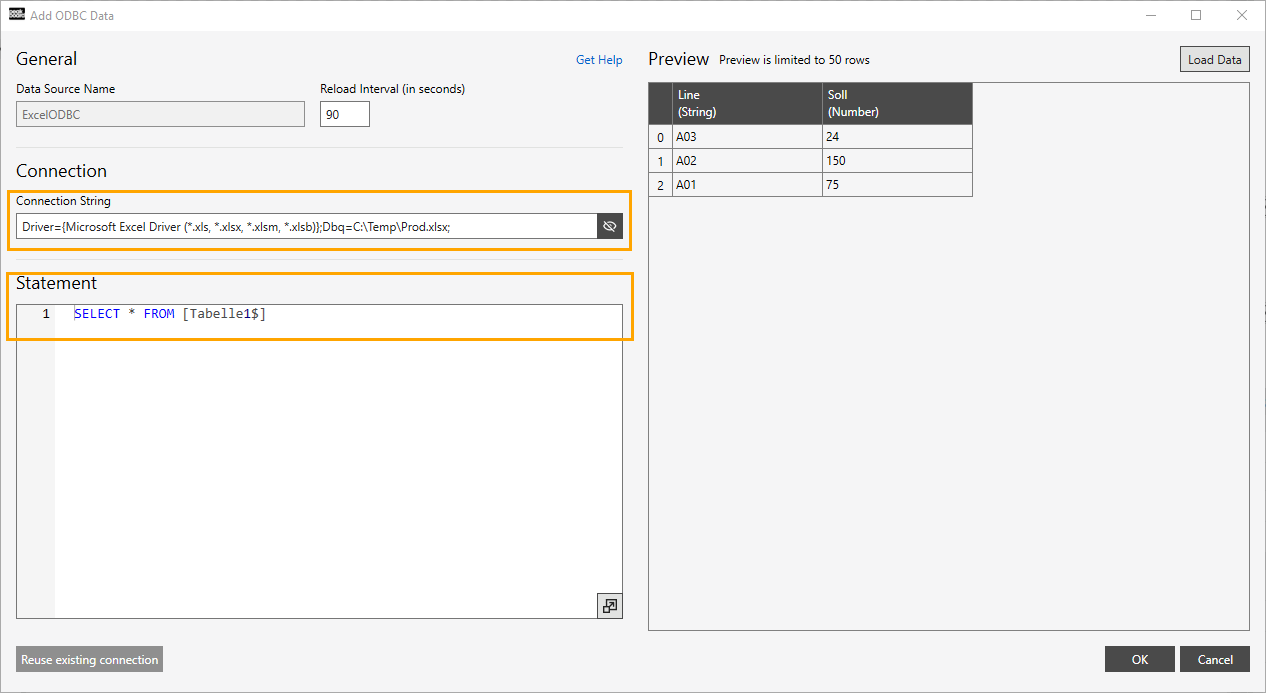 microsoft odbc excel driver