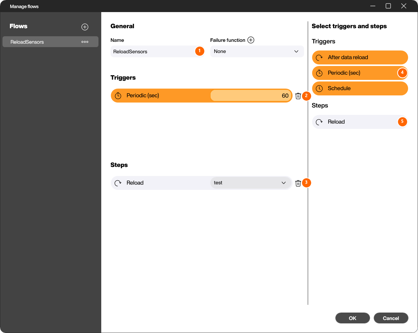 Configure a flow
