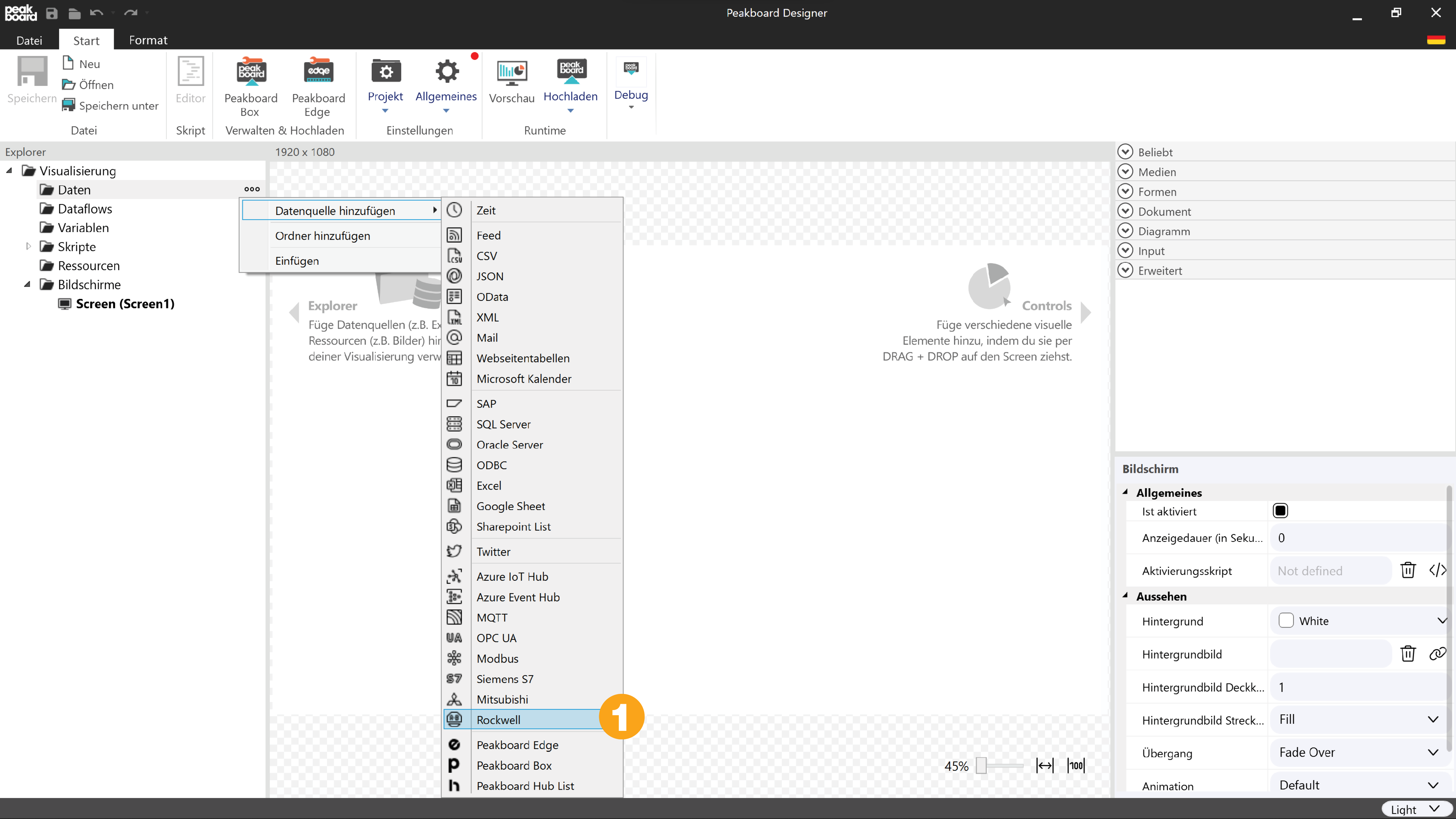 Add Rockwell data source