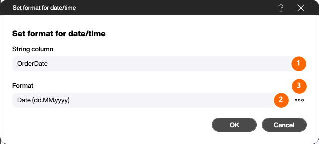 Set date/time format