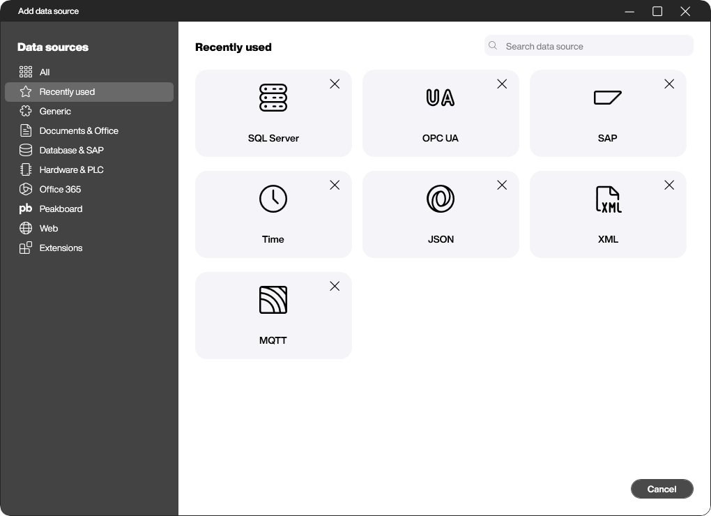 Add data source