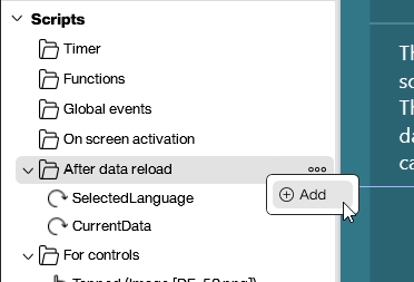 Create Reload Script