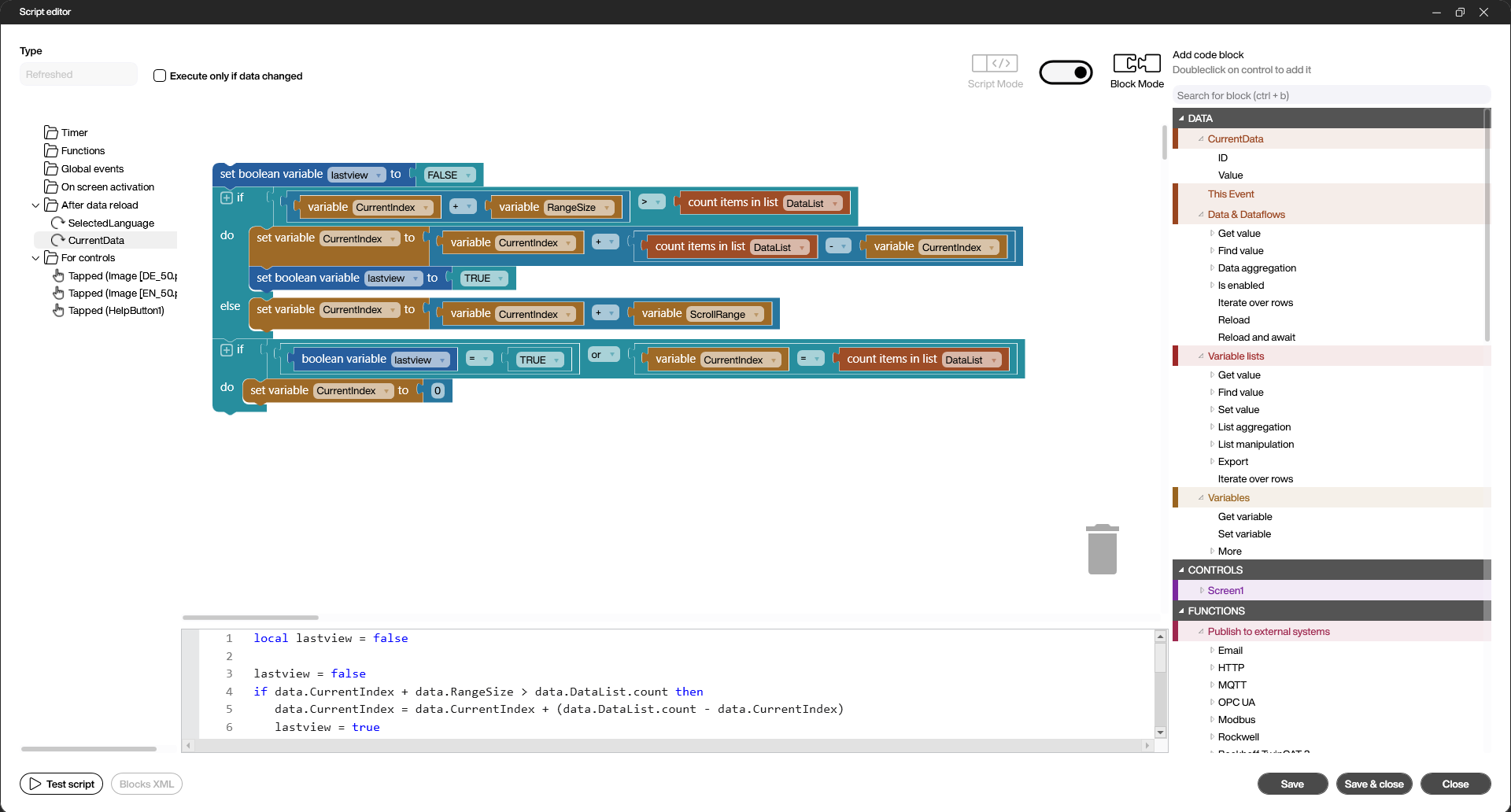 Reload Script