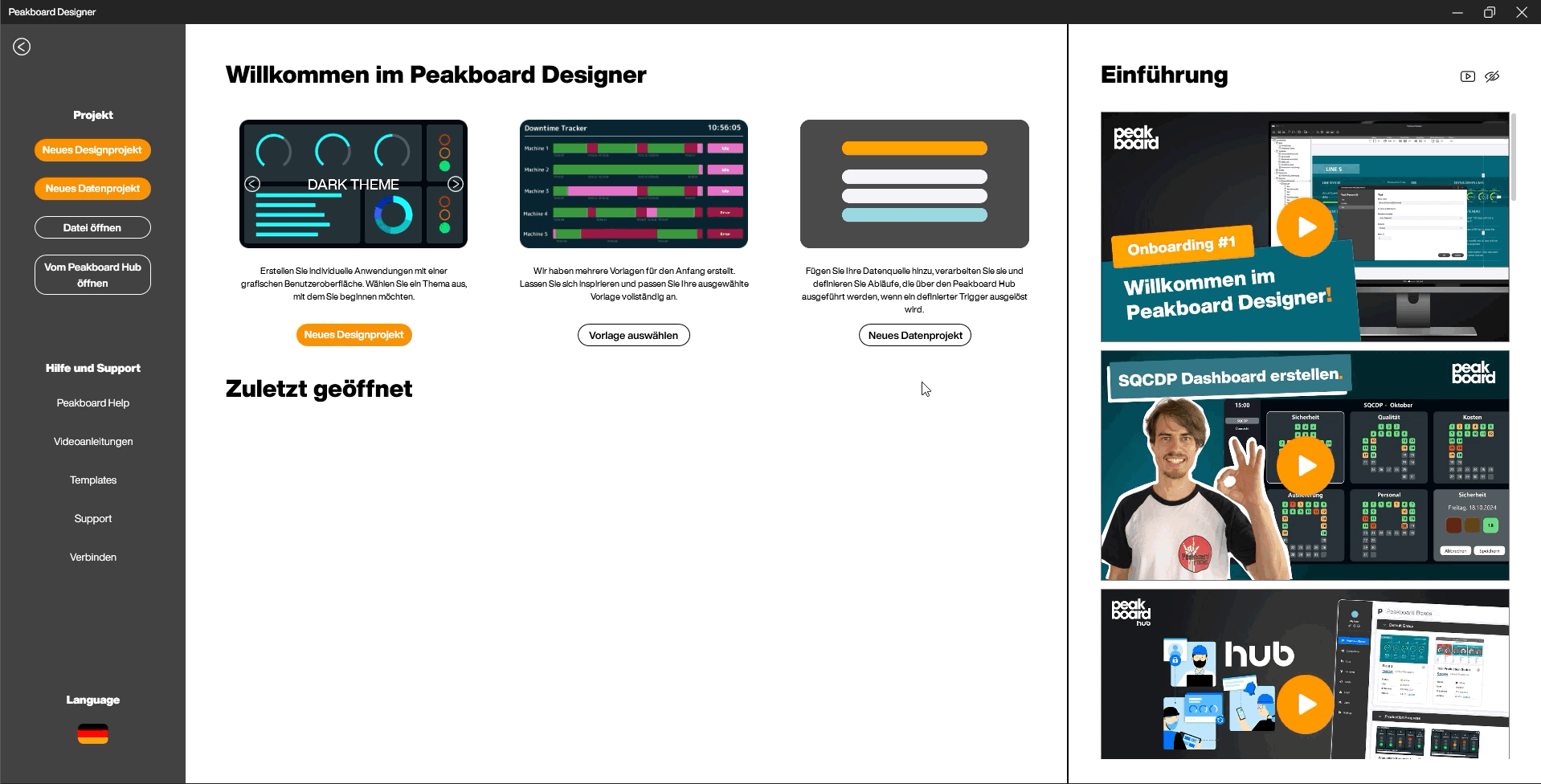 Peakboard Hub Flows