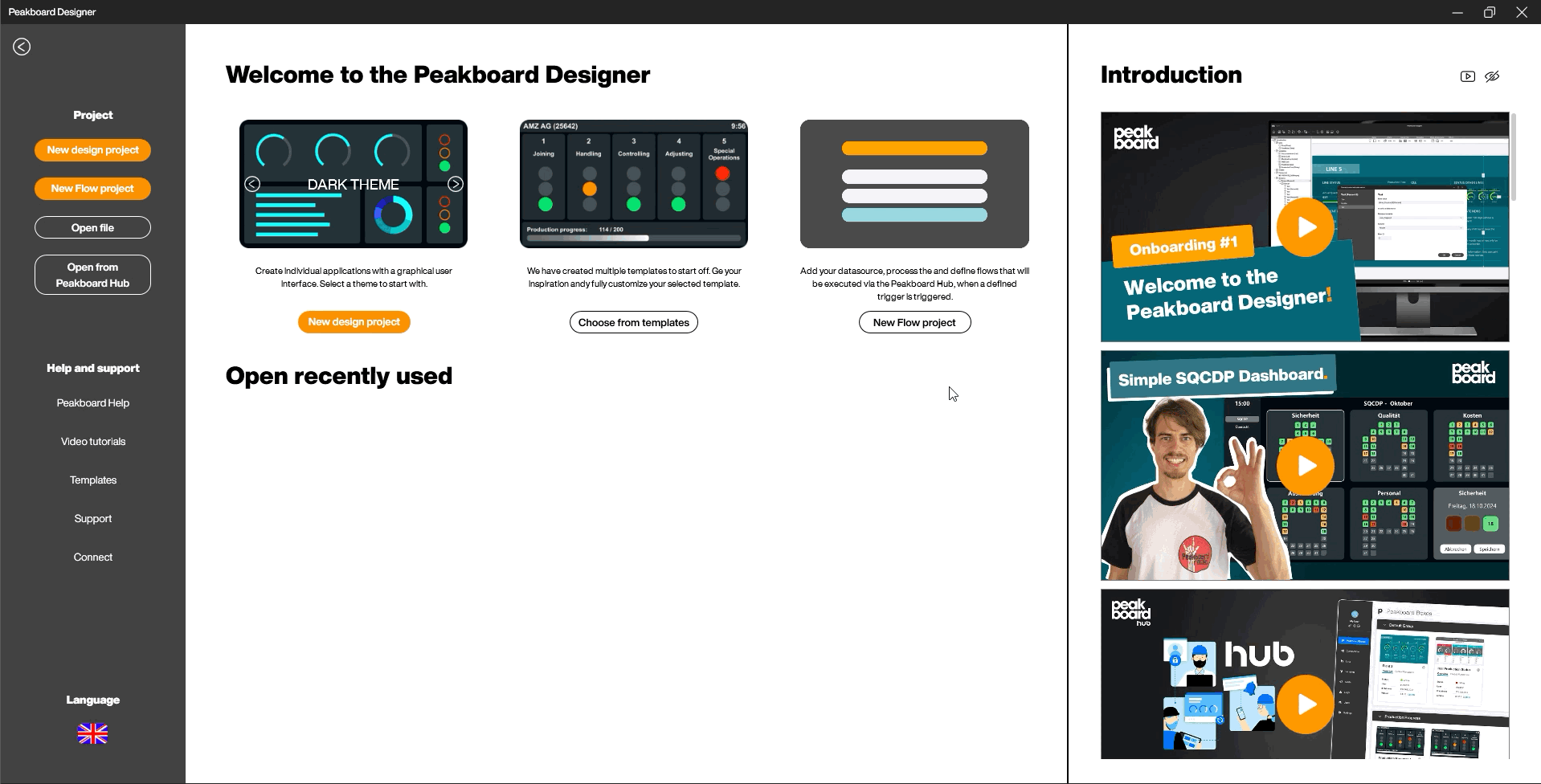 Peakboard Hub Flows