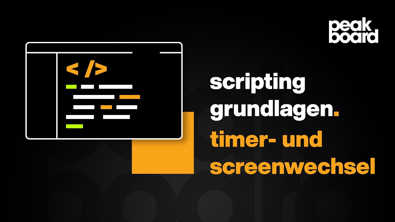 In diesem Video zeigen wir euch einige Grundlagen zum Scripting für das Wechseln von Screens.