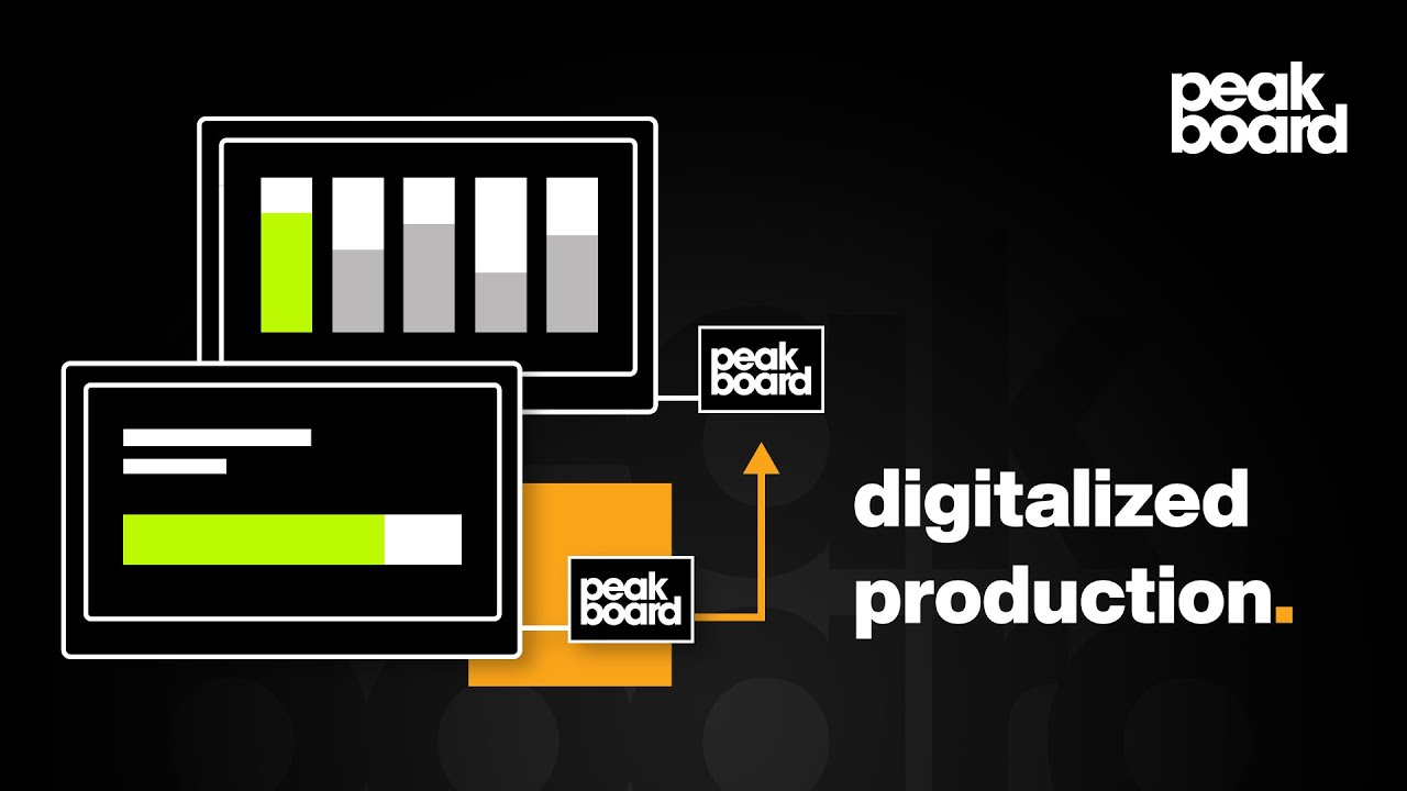 Digitalization doesn’t have to be complicated! In today's video, you’ll learn how to quickly and easily digitalize production processes by connecting your Peakboard Boxes with each other to easily take your first steps towards smart factory and industry 4.0. We’ll explain exactly how to do this using the example of a production line with four workstations, which each production part must pass through until it is finished.