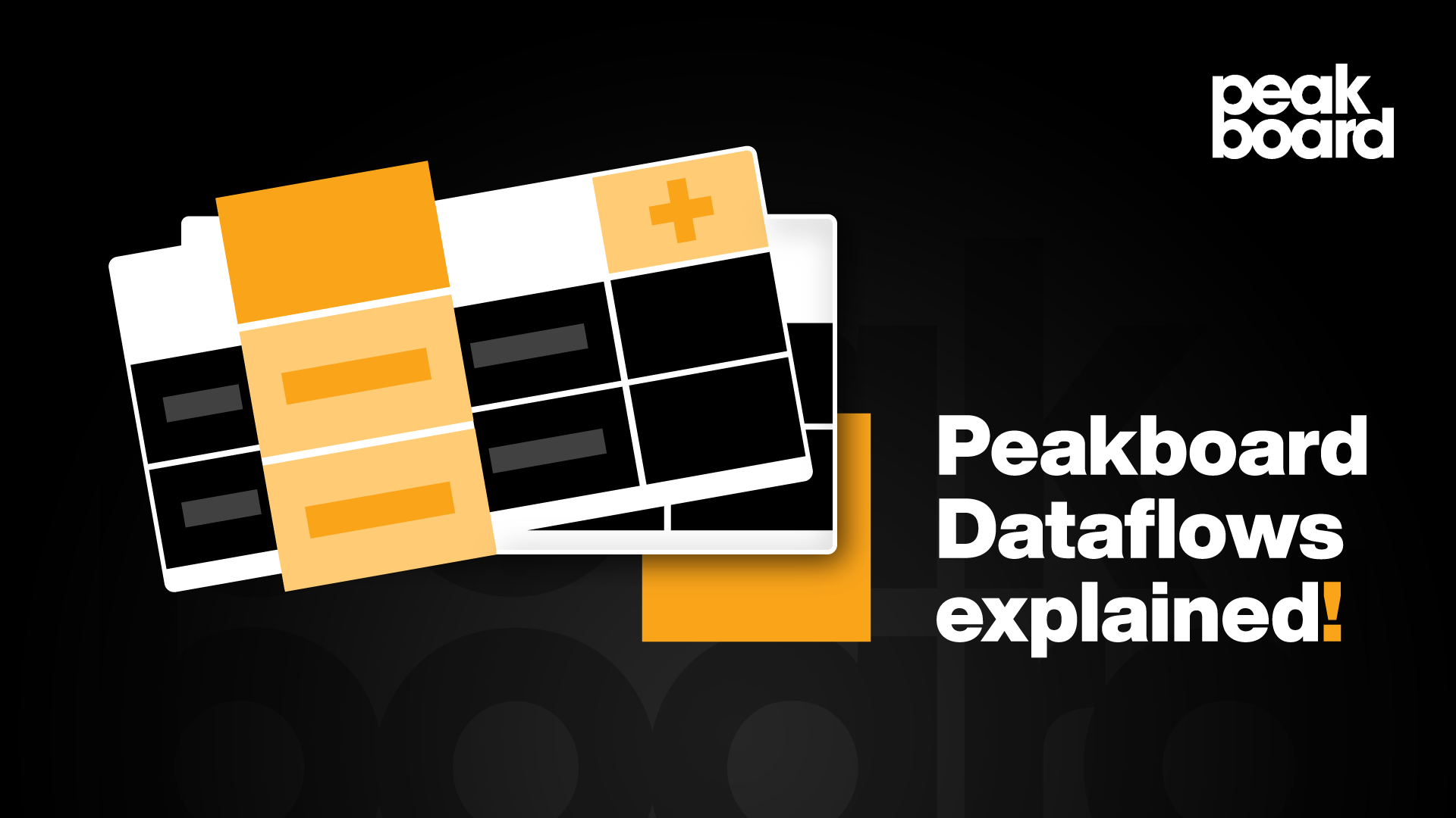 In this video we show you how to use the new dataflows to process data from an ERP system. These and many more use cases can be found in the Peakboard Designer under Template.